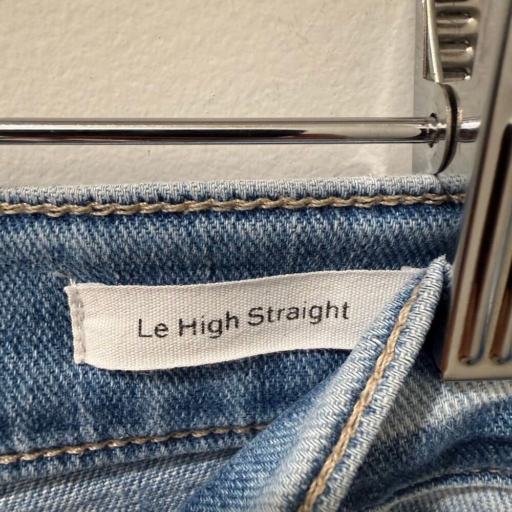 FRAME Le High Straight Degradable in Aura size 29 - Picture 3 of 5